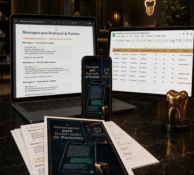 Material completo: mensagens, follow-ups, respostas para objeções e planilha de métricas